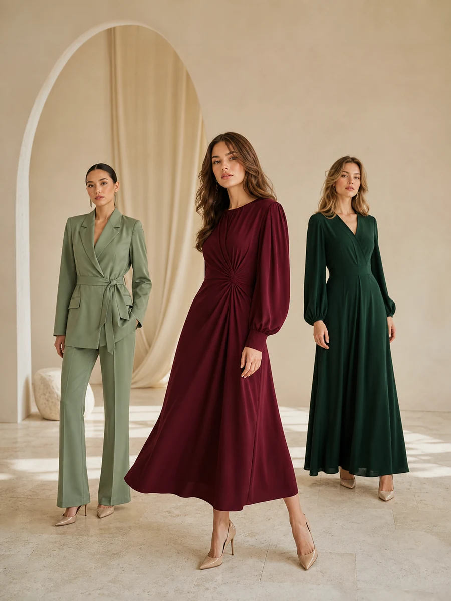 Fall Winter yeni sezon kadın giyim koleksiyonu